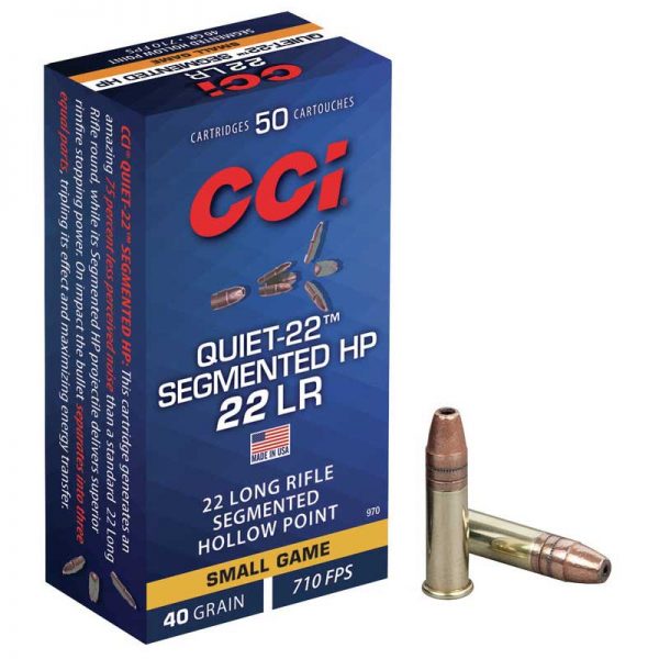 CCI QUIET-22 SEG.HP .22 LR/BRI