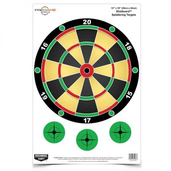 BIRCHWOOD CASEY SHOT BOARD TARGET 12x18