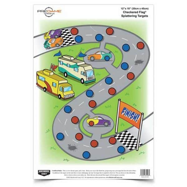 BIRCHWOOD CASEY CHECKERED FLAG TARGET 12x18