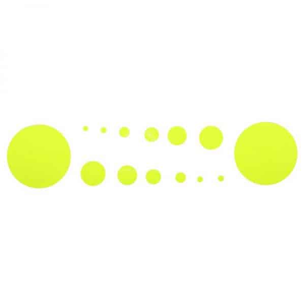 SPECIALTY ARCHERY-CIRCLES & DOTS YELLOW 1pk