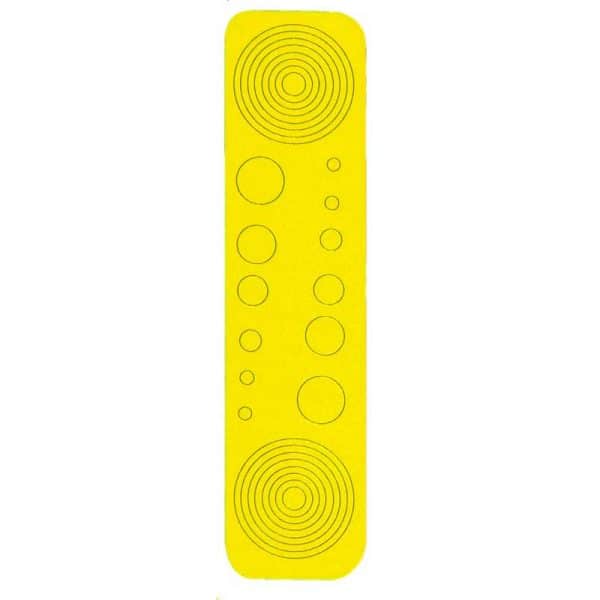 SPECIALTY ARCHERY-CIRCLES & DOTS YELLOW 3pk