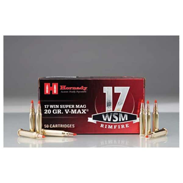 HORNADY .17 WSM 20gr V-MAX 50rd