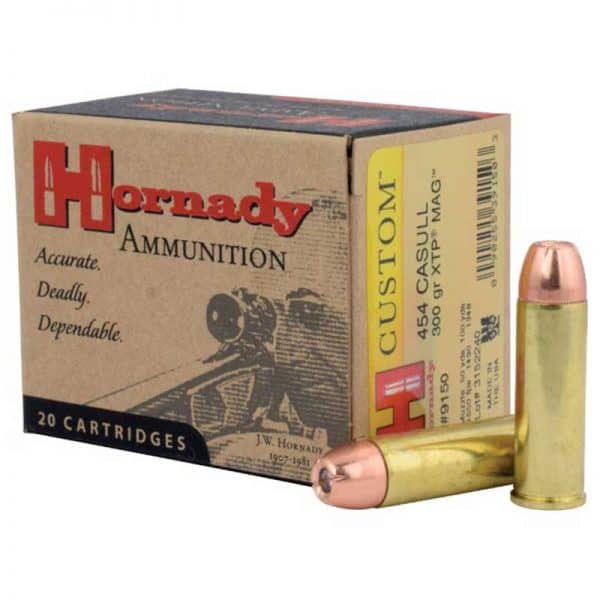 HORNADY .454 CASULL 300gr.JTP/XTP