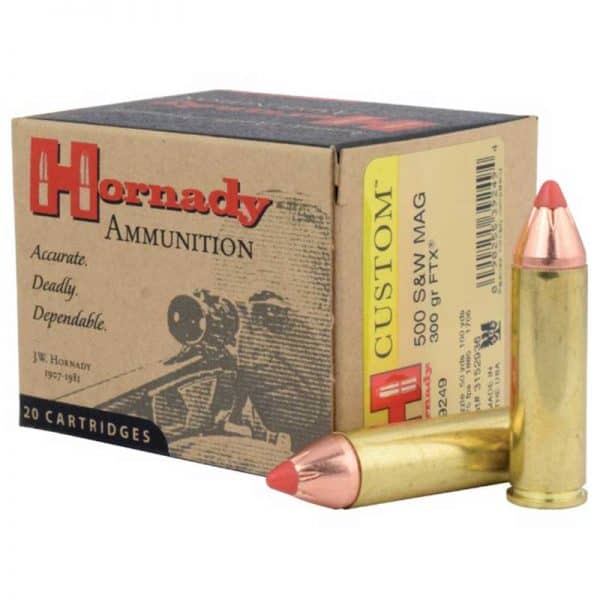 HORNADY .500 SMITH & WESSON 300gr.FTX